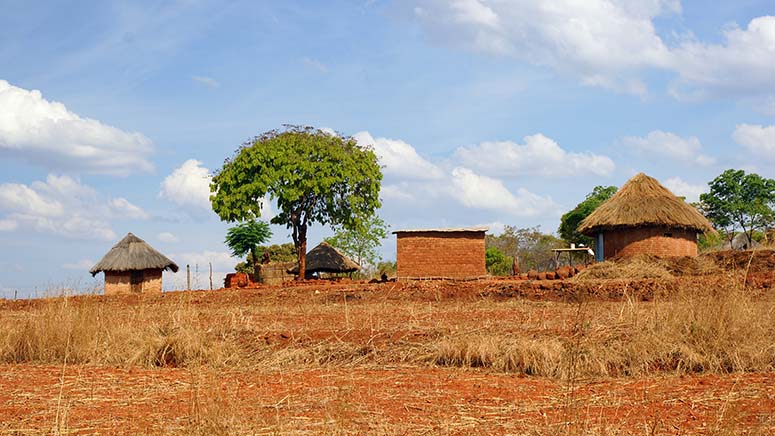 Village in rural Zimbabwe